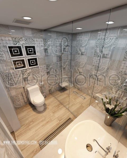 Thiết kế nội thất nhà vệ sinh chung cư Royal City